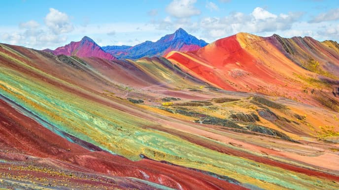 Hiking the vibrant Rainbow Mountain