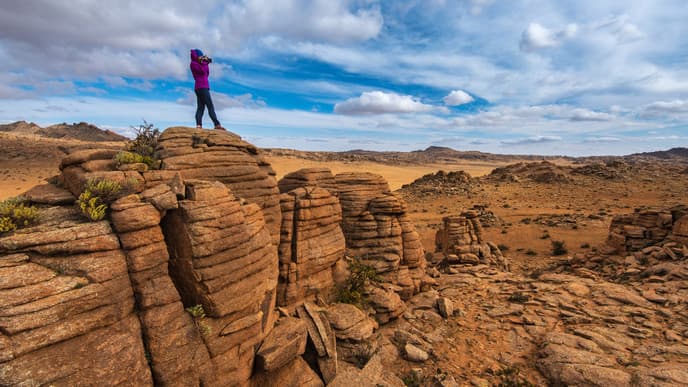 Nationalpark mit majestätischen Granitfelsen