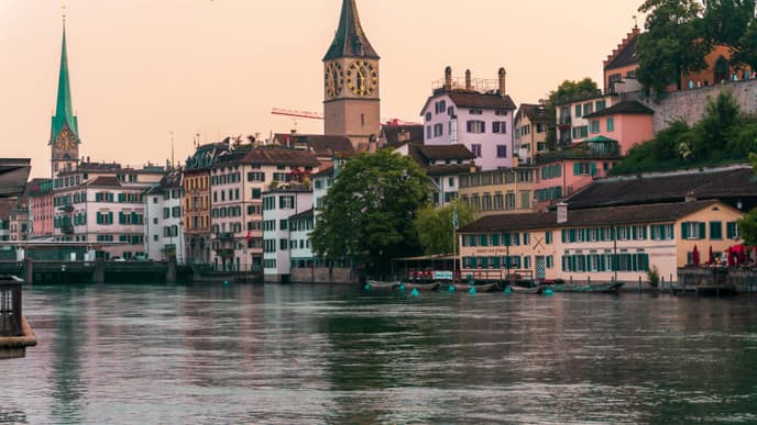 Departure from Zürich