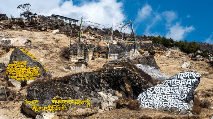 Ausblick ins Gokyo Tal