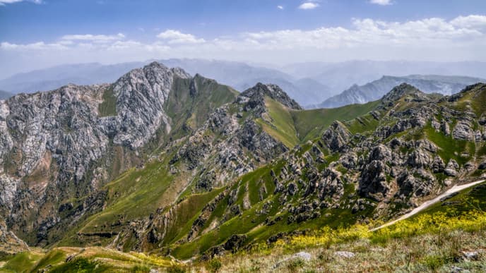 Ride the Cable Car in the Chimgan Mountains