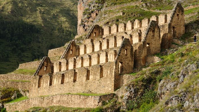Die Inka-Ruinen von Ollantaytambo