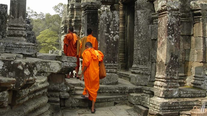 Explore the Angkor temple complex