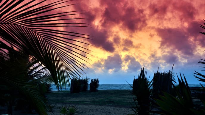 Relaxen am Strand von Kalpitiya