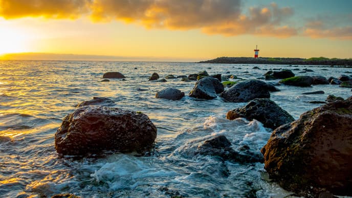 Flug zum Galapagos-Archipel