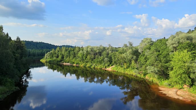 Wandern im Gauja Nationalpark