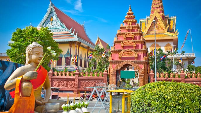 The historic sights of Phnom Penh