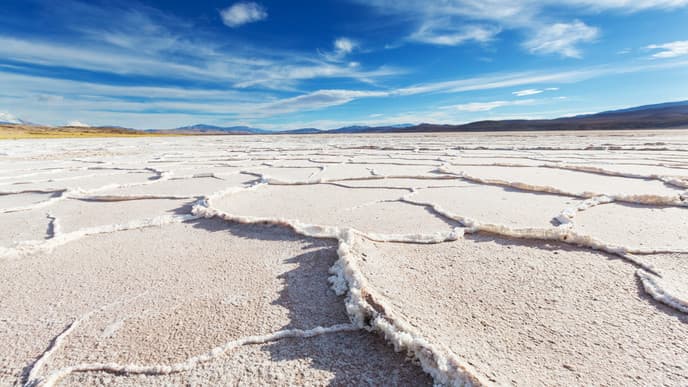 Salzwüste der Salinas Grandes