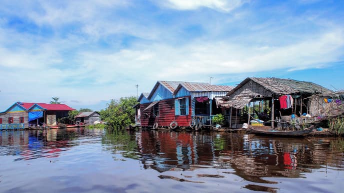 Tonle Sap Lake & Flug nach Saigon