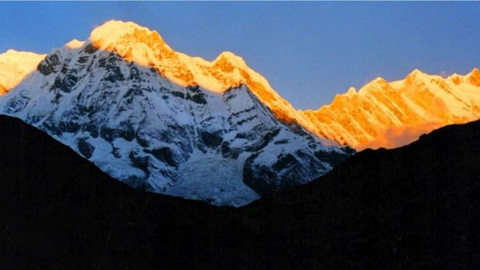 Enjoy the sunrise over Himalayas