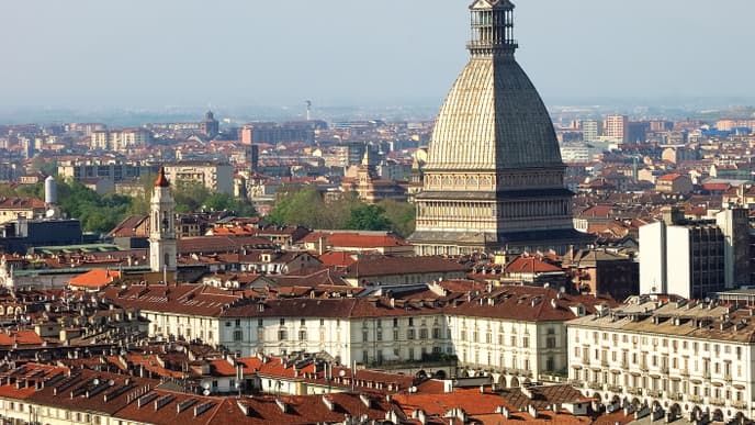 Take a walking tour of Turin