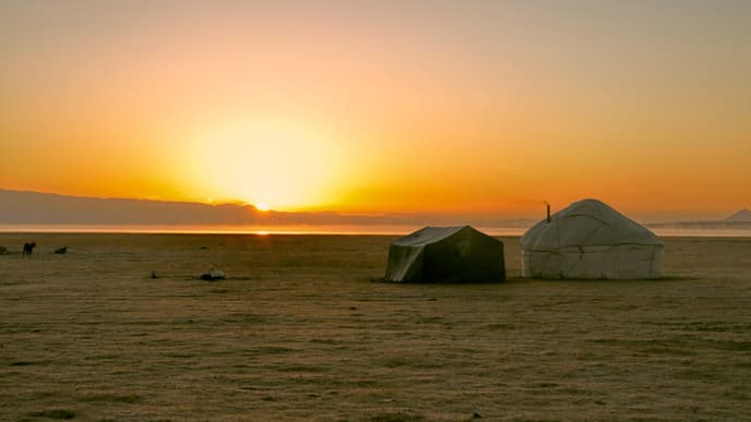 The one-of-a-kind Son Kul Lake