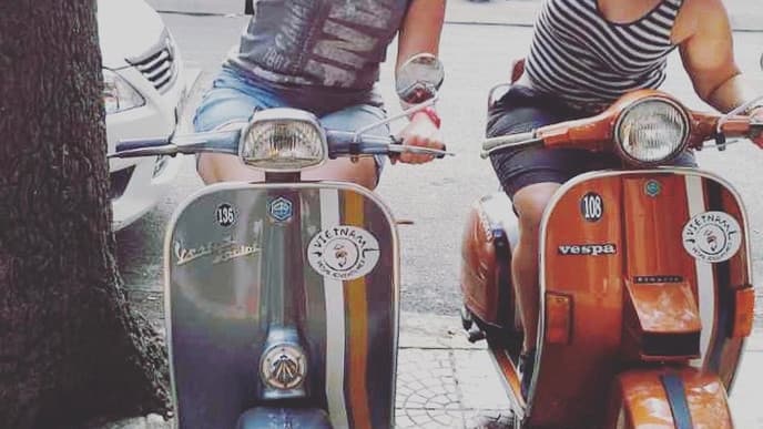 Explore Saigon on a Vespa!