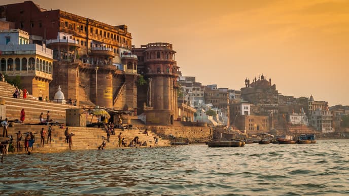 Experience the Ganges by boat