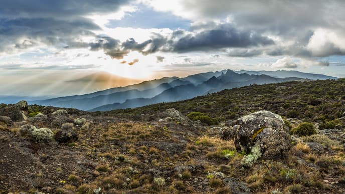 Take a scenic walk on lava ridges
