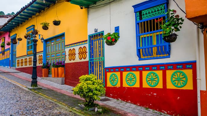 Visit the colorful village of Guatapé