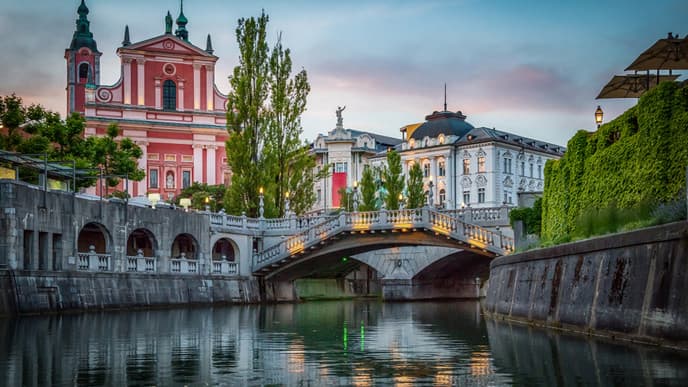 Stroll through Ljubljana's City Streets