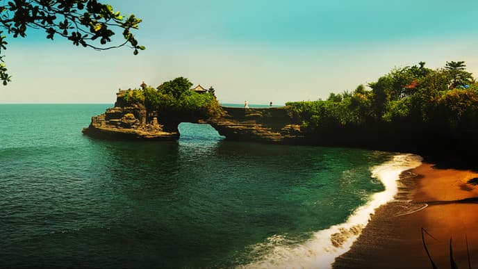 An Exciting Day in Tanah Lot