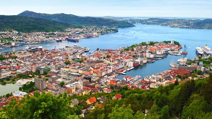 Breathtaking Ulriken Peaks