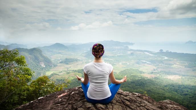 A day full of yoga and relaxation