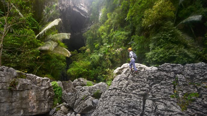 Underground cave systems