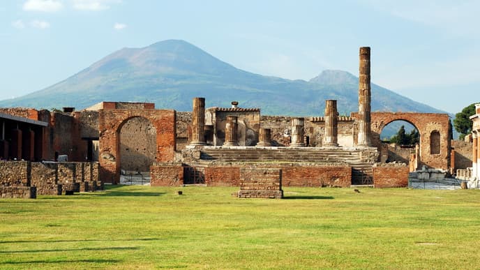 Die Ruinen von Pompeji, ein UNESCO Weltkulturerbe