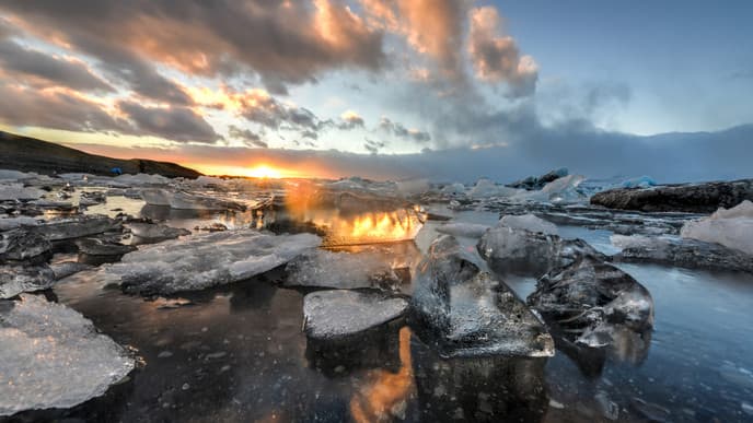 Glaciers and ice wonders