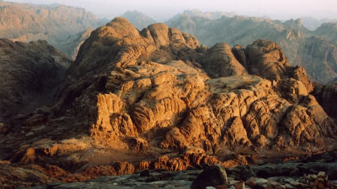 Sunrise over Mount Sinai