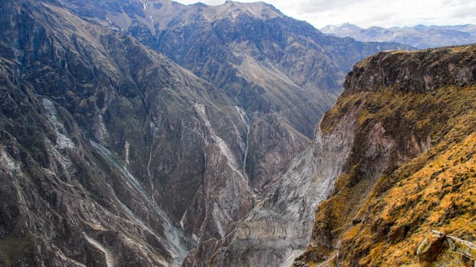Fahrt in das Colca-Tal