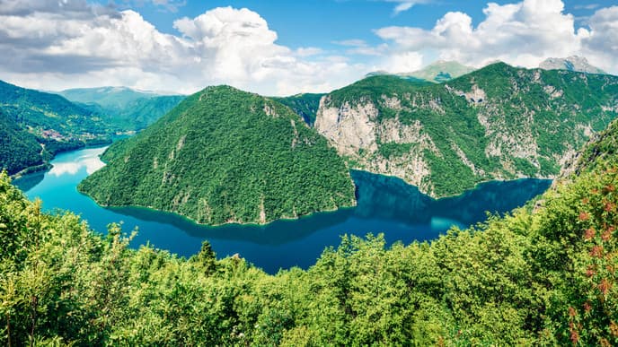 Day 6: Kayak The Emerald Green Waters of Piva Lake
