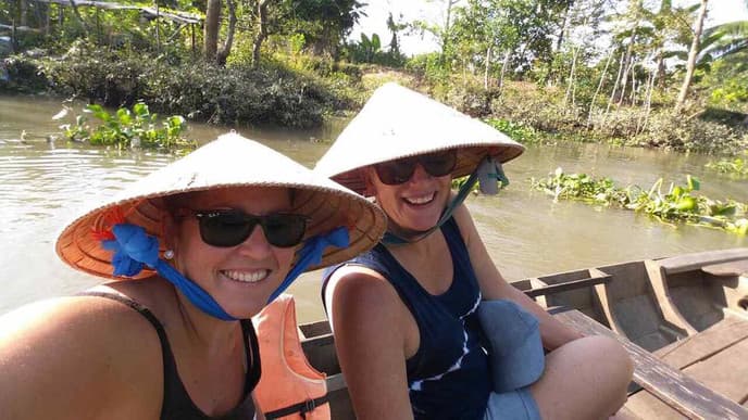 A cruise along Mekong Delta