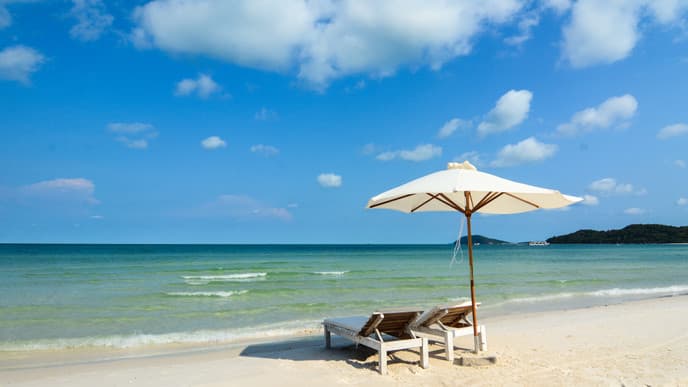 Entspannung am Strand von Phu Quoc