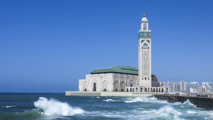 Arrive into Casablanca