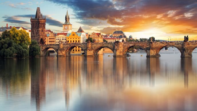 Arrival in Prague