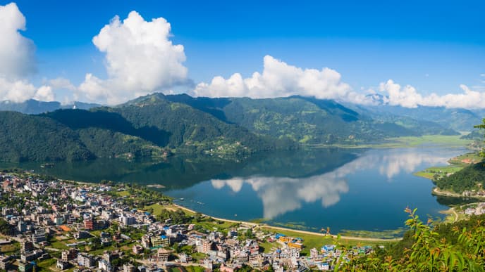 Grüner Tee und freie Zeit in Kathmandu