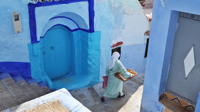 Day trip to the Blue Town