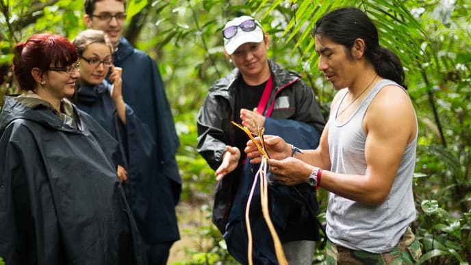 Besuch der indigenen Gemeinde  von Tarapuy