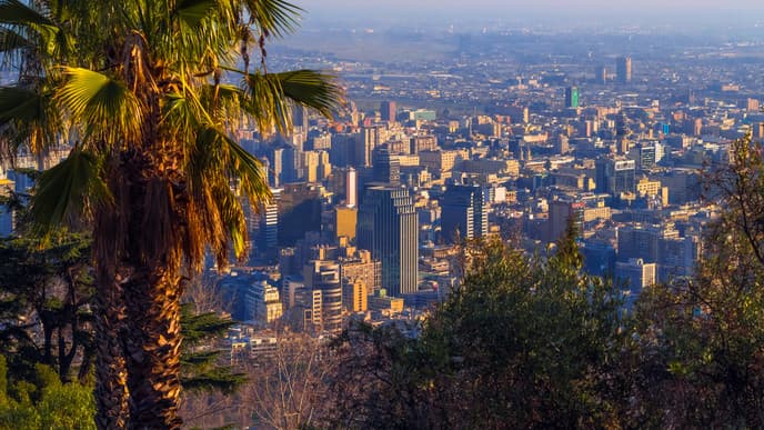Abreise aus Santiago