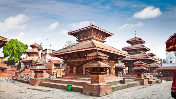 Ankunft in Nepal