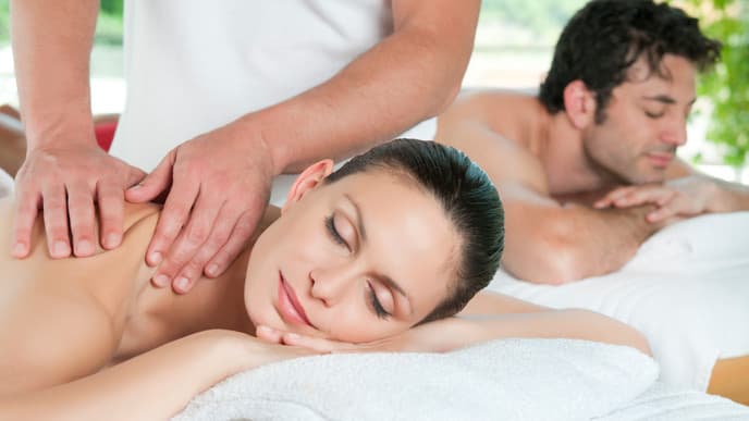Erholung pur bei einer exklusiven Paarmassage