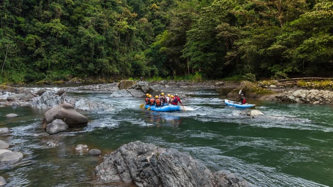 Take to the waters of the Pacuare River