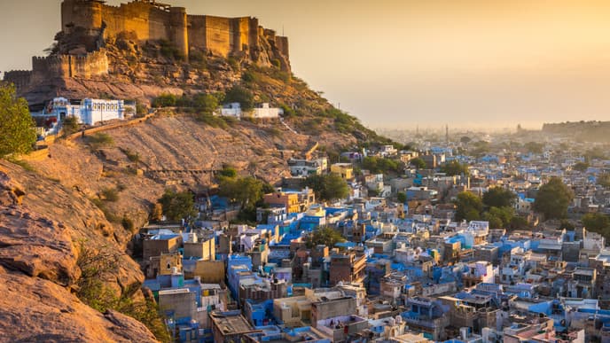 Die blaue Stadt Jodhpur