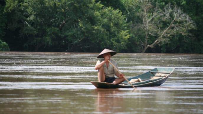 Wanderung, Nam Ou Fluss, grandiose Landschaft um Muang Ngoi