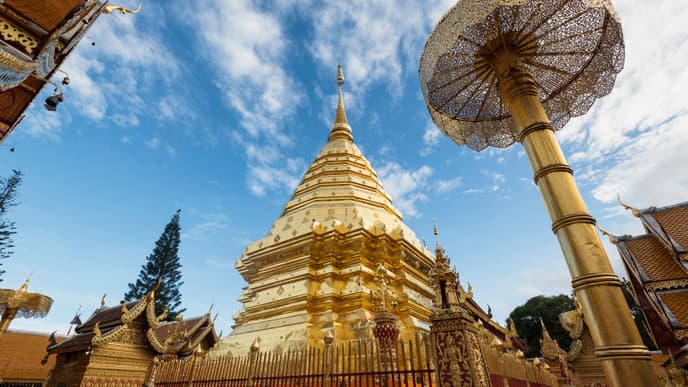 Chiang Mai aus der Vogelperspektive