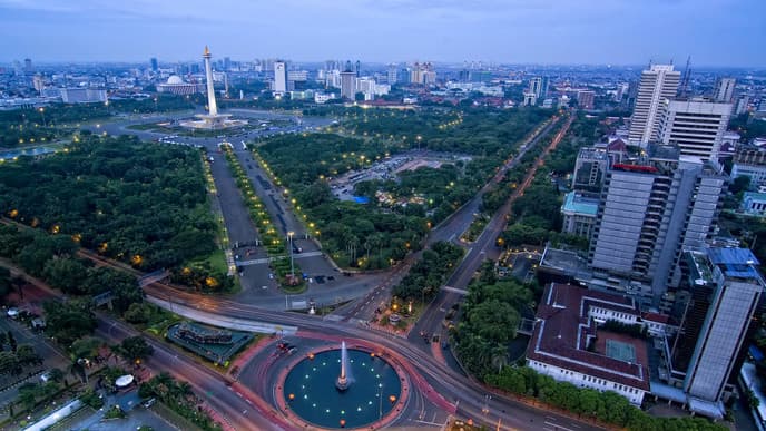 Arrival into Jakarta