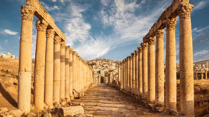A Look at the Ruins of Jerash