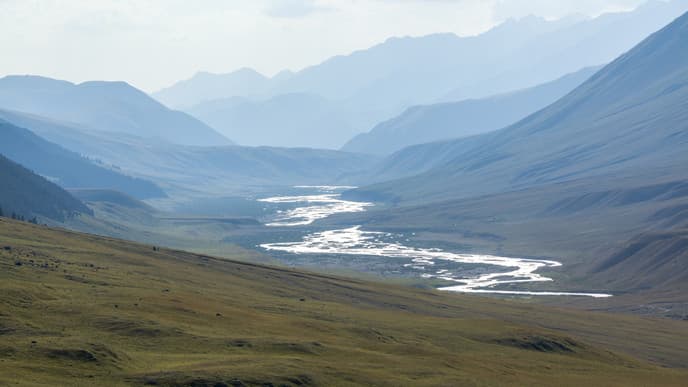 Beginn des Pferdetrekkings