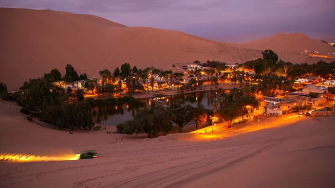 Glamping in der Wüste von Ica