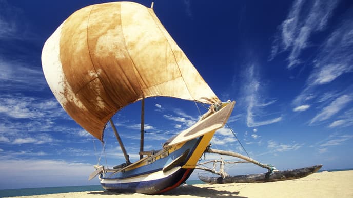 Arrival in Sri Lanka