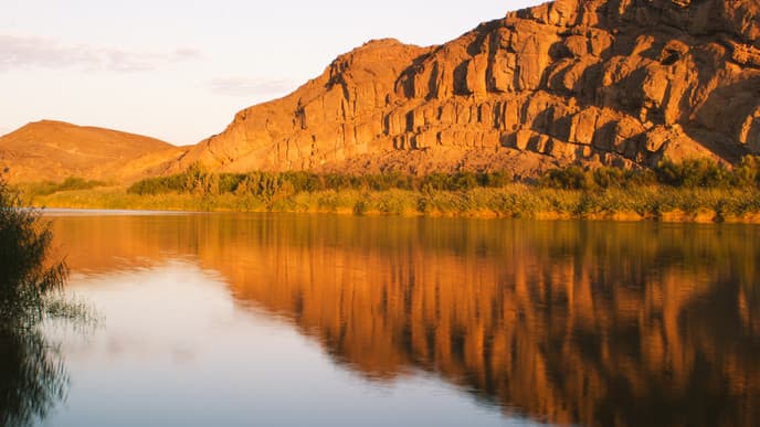 Canoe Ride On The Orange River